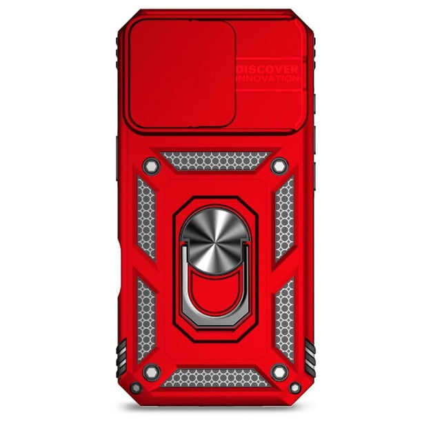 Estuche GANGXUN para iPhone 16 Pro, soporte giratorio 360°, estilo mecánico y magnético