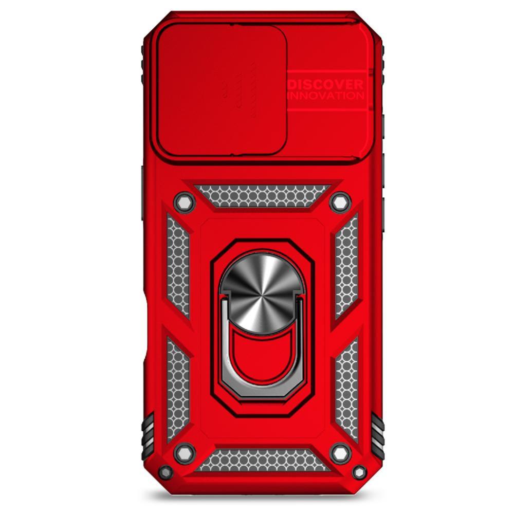 Estuche Gangxun Para Iphone 16 Pro, Soporte Giratorio 360°, Estilo Mecánico Y Magnético