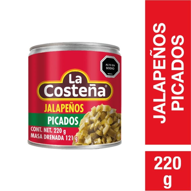 Jalapeños Picados 220 g La Costeña