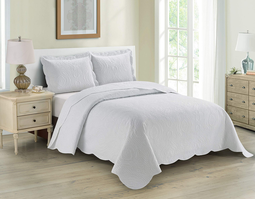 Le Nuit - Cobertor Plumón 2 Plazas Algodón Egipcio 300 Hilos Liso Blanco