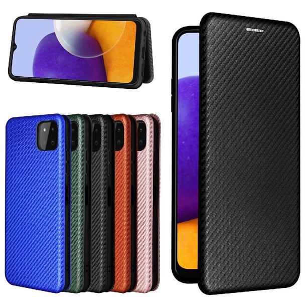 Funda Flip para FOXDOCK Samsung Galaxy A22 5G - Funda magnética de negocios, funda protectora delgada