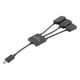 thumbnail image 1 of Adaptador De Cable De Concentrador OTG De Host De Carga De Energía Micro USB2.0 Macho A Hembra 3 En 1, 1 of 2