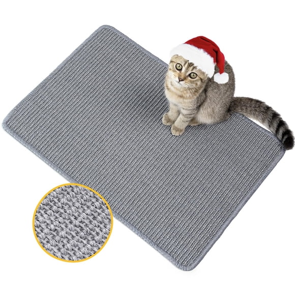Almohadilla rascadora para gatos Conlun, de sisal natural, 40 x 60 cm