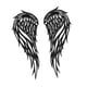 thumbnail image 4 of 2 Piezas Angel Wing Wall Art Office Hallway Collectible Chimenea Ornamento De Hierro 45cmx18cm, 4 of 5