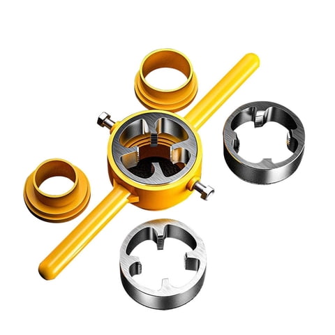 Ioensy - Kit De 6 Piezas Para Roscar Tuberías, Kit De Herramientas Para Roscar Tuberías De Pvc Para Uso Doméstico