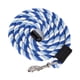 thumbnail image 4 of Accesorio de cabestro de cuerda para caballos, de rápida ejecución, para entrenamiento de cabezada, con riendas, para caballos, de alta resistencia, p Azul Blanco, 4 of 5