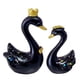 thumbnail image 5 of Resina Cisne Estatua Figuras Escultura Pastel Tablero Decoración Mini Negro, 5 of 5