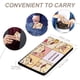 thumbnail image 4 of Pompompurin Porta Pasaporte y Cartera de Viaje Premium de Cuero PU, Funda de Pasaporte Bloqueo RFID con Ranuras para Tarjetas de Crédito, Estuche para Libro de Pasaporte para Familia 10cm × 15cm, 4 of 6