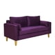 thumbnail image 2 of Sofa Sky 3C Felpa 01 Morado, 2 of 6