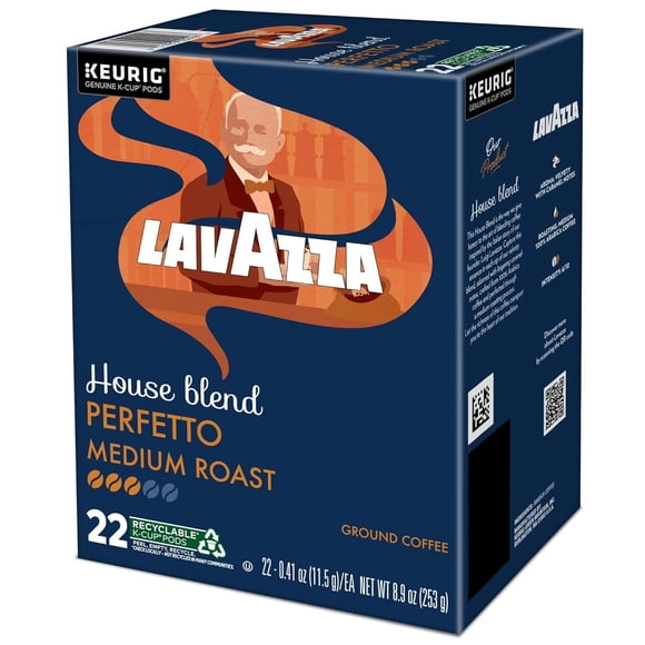 Café Lavazza House Blend Perfetto Tostado Medio 22 Cápsulas