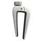thumbnail image 2 of capo de guitarra de aleación de zinc curvado capotraste para guitarra eléctrica acústica plata, 2 of 3