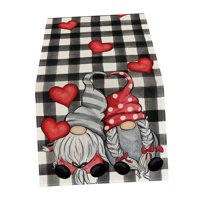 Magideal - De Mesa Para El Día De San Valentín, Mantel Para Decoración De Mesa De Comedor, Mantel Para Fiesta, Boda, Vacaciones, Decoración Del Hogar De , Gnomo