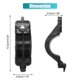thumbnail image 4 of Unique Bargains 2 piezas Soporte de Montaje Aislante Superior del Radiador para Kia Sportage 2005-2010 Negro No.25334-2E000, 4 of 6
