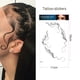 thumbnail image 2 of 5 estilos de tatuajes para el cabello, tatuajes temporales, bordes, línea del cabello, maquillaje duradero e impermeable para mujeres, cabello de bebé, flequillo y cabello rizado., 2 of 6