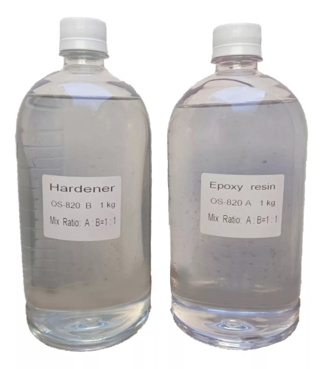 Hangar77 - Resina Epoxica Cristal 1:1 Visc. Media Especial Mesa 2000Gr.