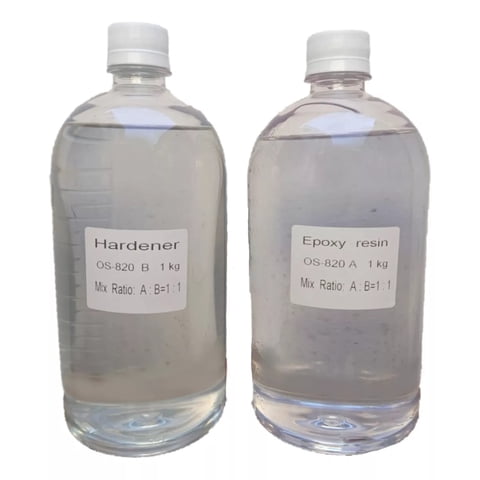 Hangar77 - Resina Epoxica Cristal 1:1 Visc. Media Especial Mesa 2000Gr.