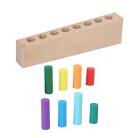 Magideal - Montessori Sticks Toys, Juguetes Sensoriales, Juego De Viaje, Juguetes De Aprendizaje, Juguete Educativo De Madera Para Niños Y Niñas Mayores De 1 Año