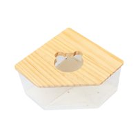 Ioensy - Baño De Hámster, Ducha, Bañera, Lavabo De Arena Para Rata, Conejo, Animales Pequeños, Pentagrama L