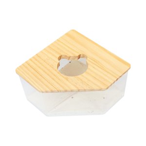 Ioensy - Baño De Hámster, Ducha, Bañera, Lavabo De Arena Para Rata, Conejo, Animales Pequeños, Pentagrama L