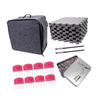 Bothyi - Mats De Bloqueo Para Tejer Con Cuadrículas Para Diy Regalos Amantes De La Aguja De Los Tejidos De Tejido 9 Piezas