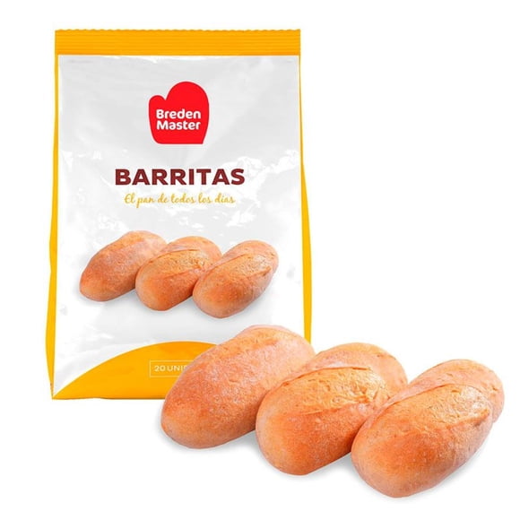 Pan Precocido Congelado Barritas 20 Un, 840 g
