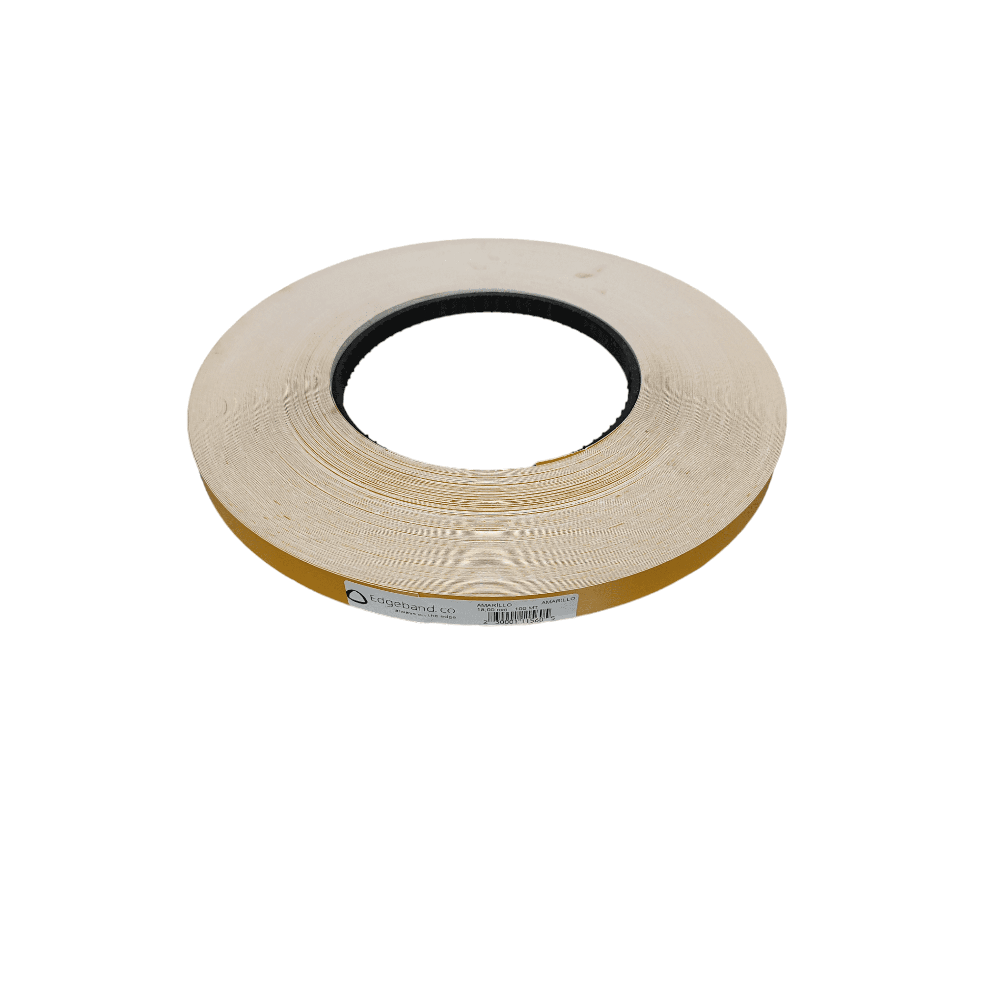 Edgeband - Tapacanto Encolado Rollo 100 Mt 18mm Amarillo