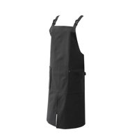 Bothyi - Delantal De Cocina Con Correa Ajustable, Delantal De Chef Para Adultos, Uniforme Para Parrilla De Restaurante, Color Gris