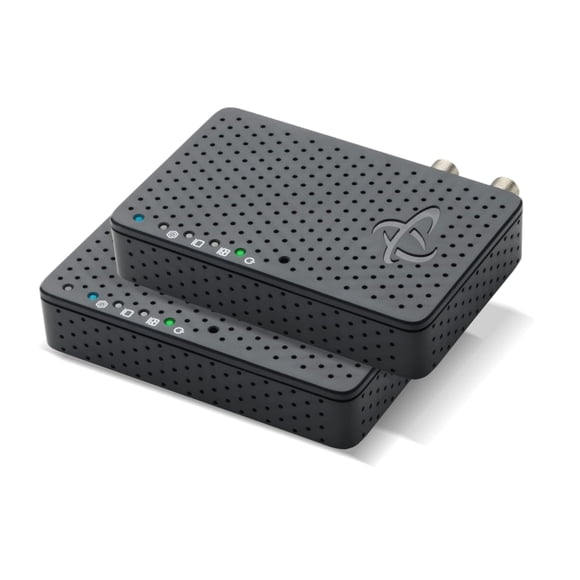 Adaptador coaxial a Ethernet Hitron Bonded MoCA 2.5, 1 Gbps, paquete de 2