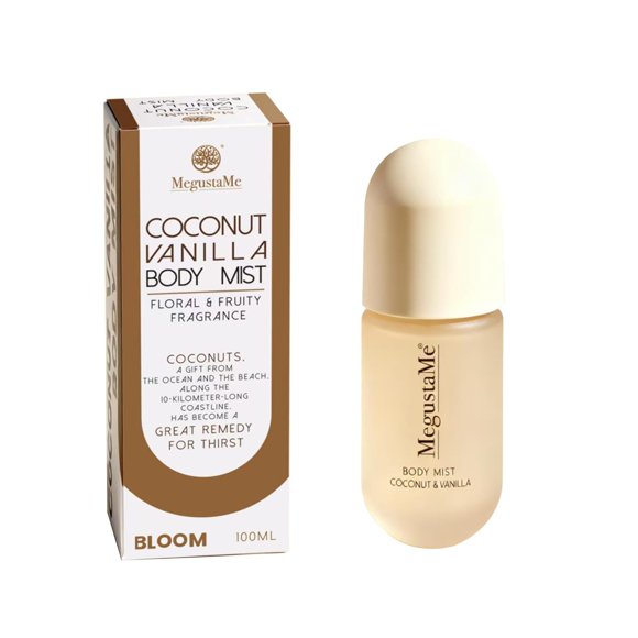 Spray corporal MeguStame Coconut Vanilla 100 ml para mujer