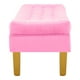 thumbnail image 3 of Banqueta Wood 2c Felpa 01 Rosado, 3 of 4