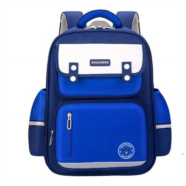 New British Style Casual Large Capacity Children's Backpack Schoolbag Travel Backpack Multiple Pocket Backpack