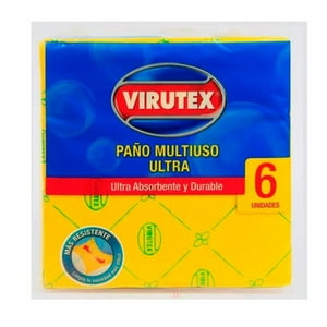 Pack X 4 Paño Multiuso Ultra 6 Und. – Virutex