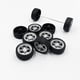 thumbnail image 2 of Ruedas Juguete URIMPAVIDO 40mm Goma con Eje Metalico 10PCS, 2 of 3