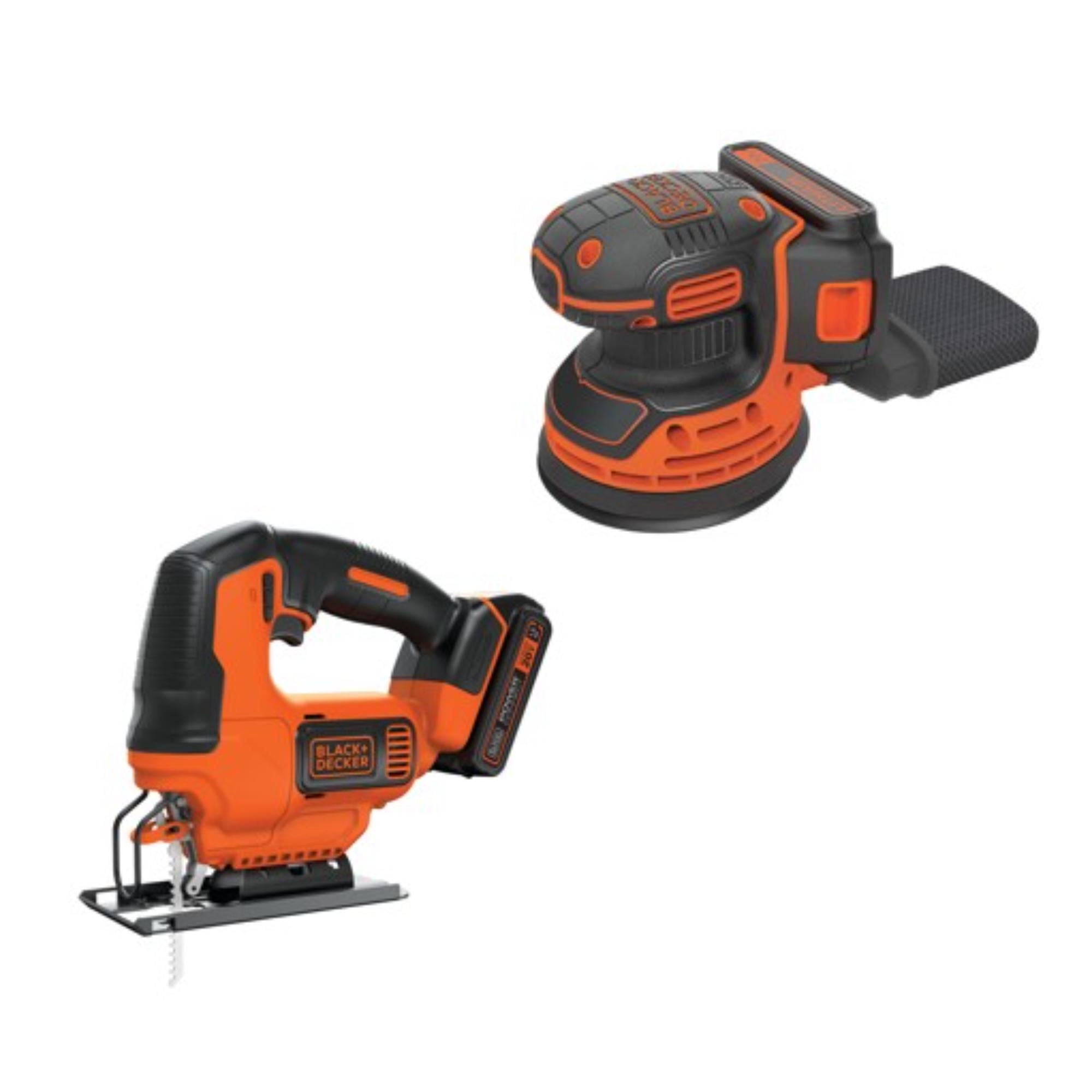 Black & Decker - Sierra Caladora 20v + Lijadora 20v