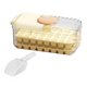 thumbnail image 3 of Bandeja De Hielo Reutilizable Que Ahorra Espacio Con Tapa Y Caja Para Congelador, Cócteles, Fiestas, Crema, 64 Rejillas, 3 of 3
