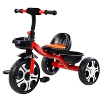 Triciclo Infantil Con Canastos 5 Años Unix Rojo Lubabycas