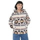 thumbnail image 1 of Polerón Mujer Peludo Full Print Beige Tribal Corona, 1 of 5