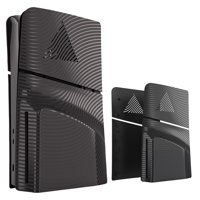 Panel De Repuesto Aaronmei Para Consola Ps5 Slim Edición Con Disco Cubierta Texturizada Ventilada Negro