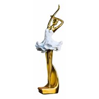 Genérico - Figura Decorativa Bailarina Ballet Estatua Adorno Hogar Jhn