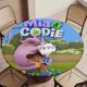 thumbnail image 5 of Mia y Codie-theme Fitted Round Tablecloths Elastic Edged Table Covers Waterproof Table Cloth for Kitchen Holiday Party Tables Decor 120cm, 5 of 6