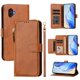 thumbnail image 4 of Funda Billetera Cremallera para Samsung Galaxy X Cover 6 Pro con Porta Tarjetas, Soporte y Correa Marrón, 4 of 5