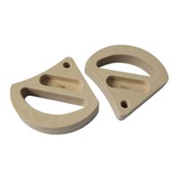 Magideal - 2 Piezas De Tabla Colgante De Escalada, Tabla Colgante De Madera, Diapasón, Ejercitador, Tablero De Entrenamiento Fortalecedor Para Puerta De Gimnasio