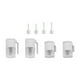 thumbnail image 1 of Casas De Muñecas Frascos De Botellas De Condimentos Para Juego De Cocina Juego De Cocina Blanco, 1 of 5