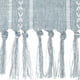 thumbnail image 3 of REGALWOVEN 1 Paquete de Camino de Mesa Rústico con Borlas para Fiesta de Comedor Boda Gris Azul 13"x63", 3 of 5