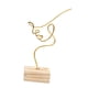 thumbnail image 3 of Escultura De Arte Abstracto Estatua Ornamento Artesanías Para Decoración De Oficina 12,5x7x19,5 Cm, 3 of 5