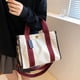 thumbnail image 2 of Bolso grande tipo tote, bandolera para mujer, bolso de viaje, bonito bolso de lona., 2 of 6
