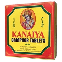 Tabletas De Alcanfor Kanaiya 200 G - 64 Tabletas (16 Bloques De 4)