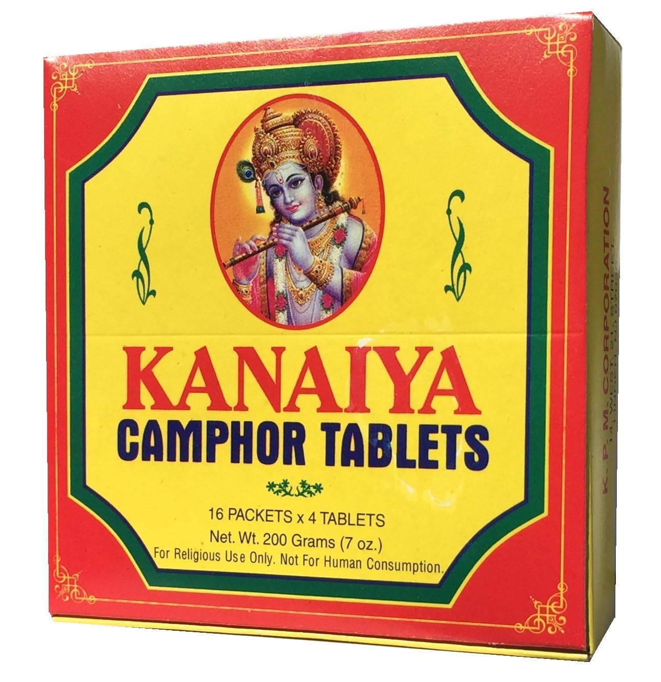 Tabletas De Alcanfor Kanaiya 200 G - 64 Tabletas (16 Bloques