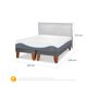 thumbnail image 3 of Cama Europea Alaska 2 Plaza Base Dividida, 3 of 12