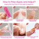 thumbnail image 4 of Adhesivo para Uñas NAILJXPF 480 Piezas 15 Tallas Doble Cara, 4 of 7